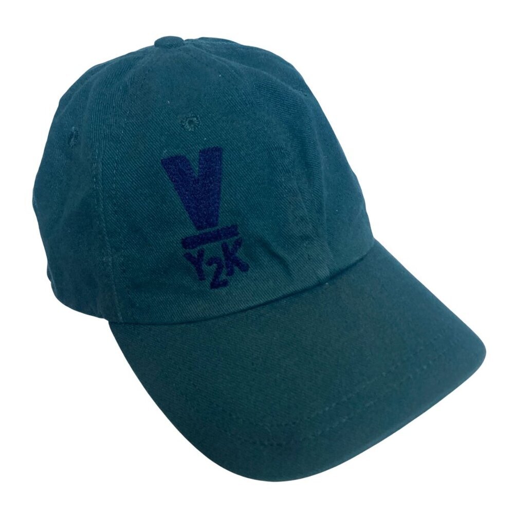 Vintage Y2K Vail Baseball Cap Green Adjustable Strap Back Merkley Headgear